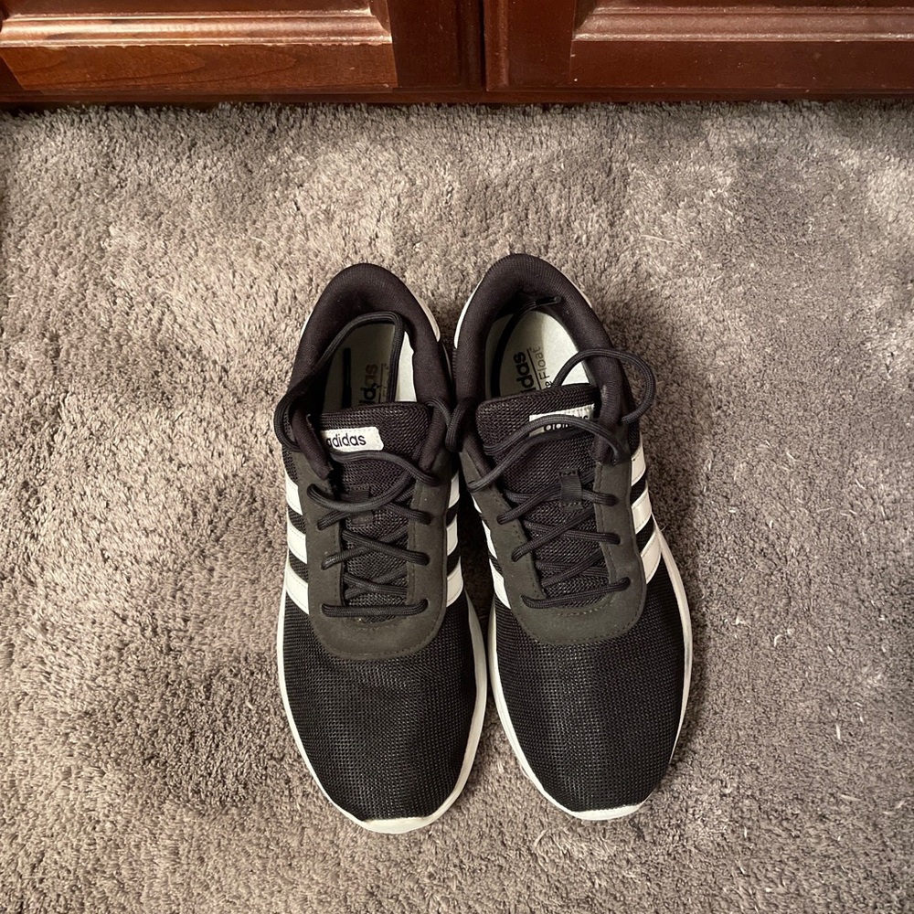 Adidas Black and White women’s size 8 1/2  sneakers
